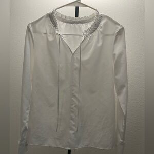 Elegant White Women's Blouse